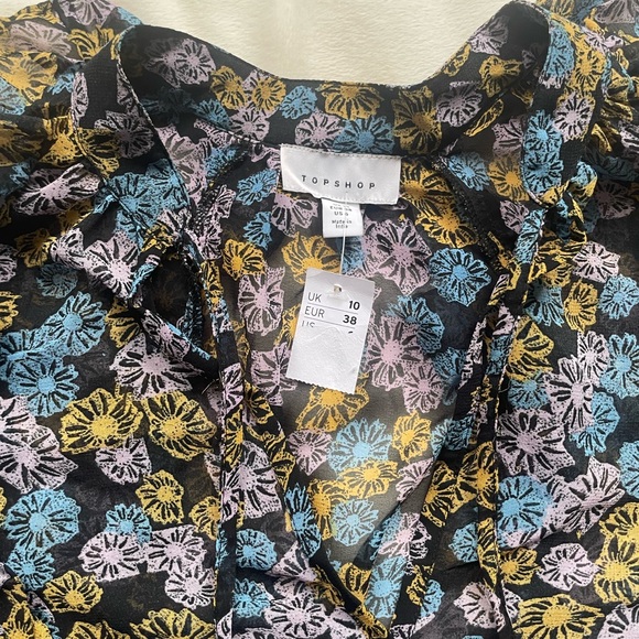 Topshop Peasant top - Picture 2 of 4